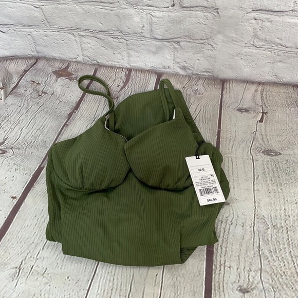 Lot 3 Piece Women's Swim Tops & One Piece Bathing Suit Shade & Shore Various Siz - Picture 4 of 5